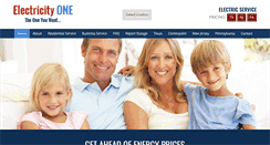Desktop Screenshot of electricityone.com